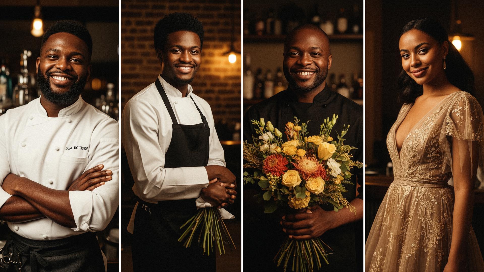 Portraits of Black entrepreneurs